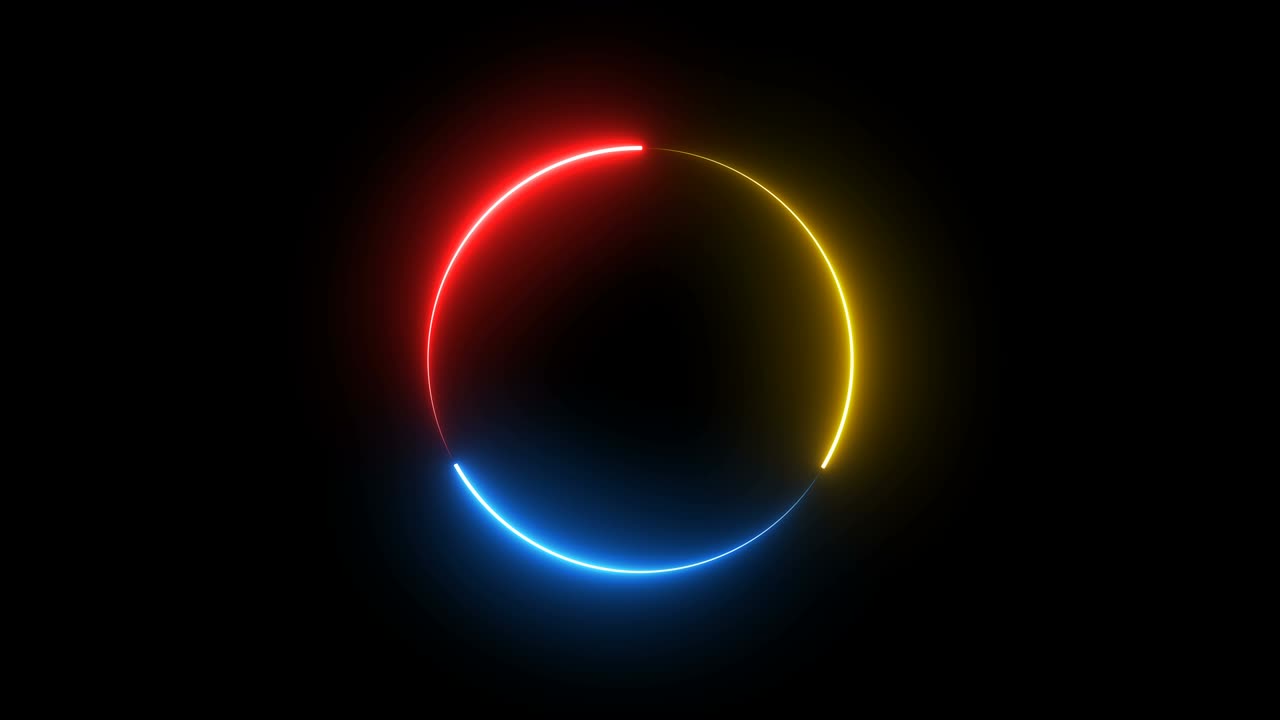 abstract neon color circle seamless background