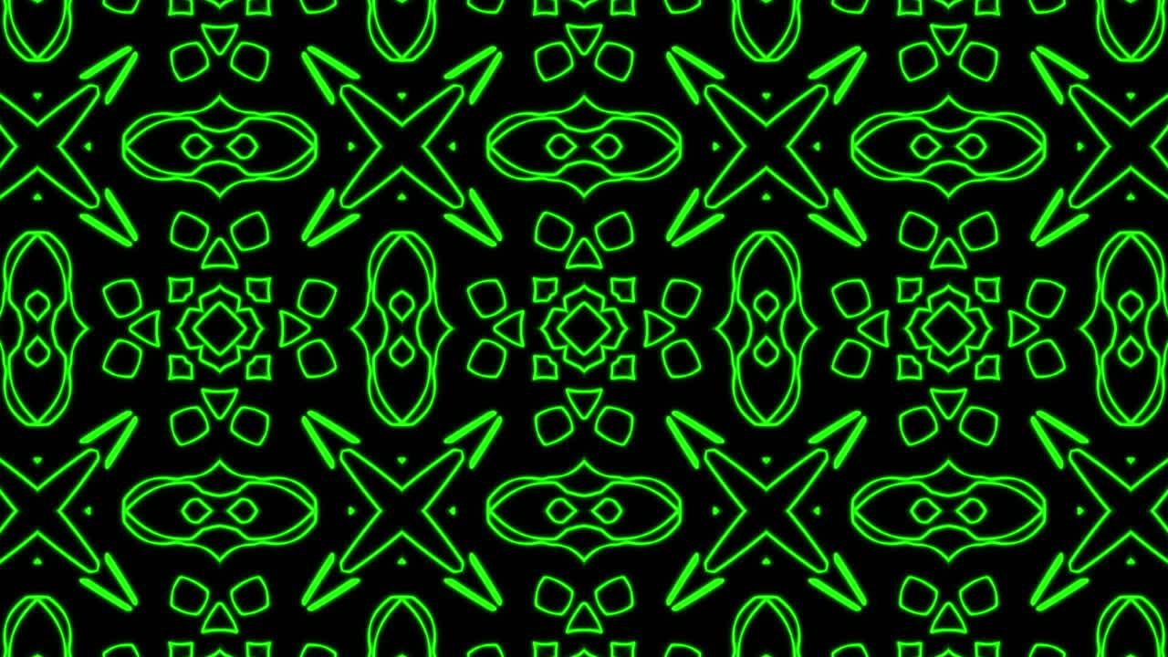 rayas abstractas efecto caleidoscopio. ondas líquidas verdes fondo de movimiento abstracto corporativo. bucle sin costuras. formas de movimiento contorno borde. rayas de onda. animación de video vj, 4k