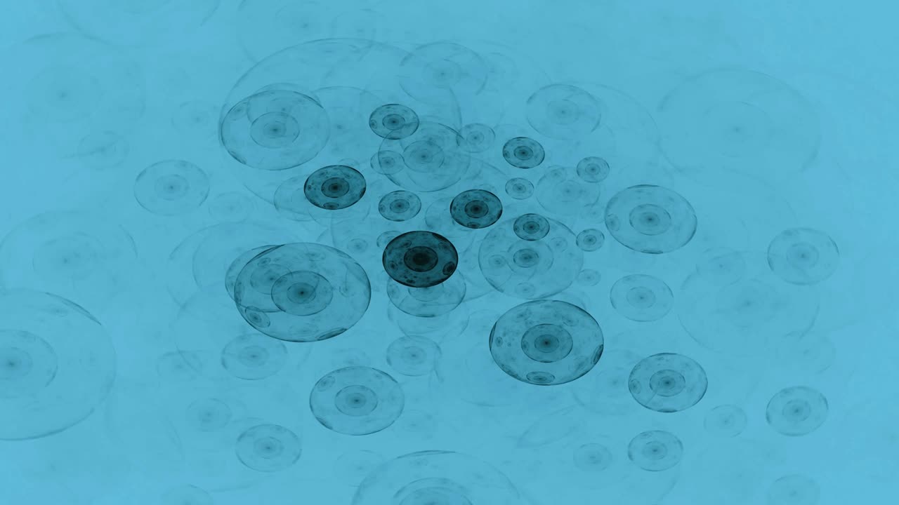 el cosmos molecular, el fondo animado científico abstracto