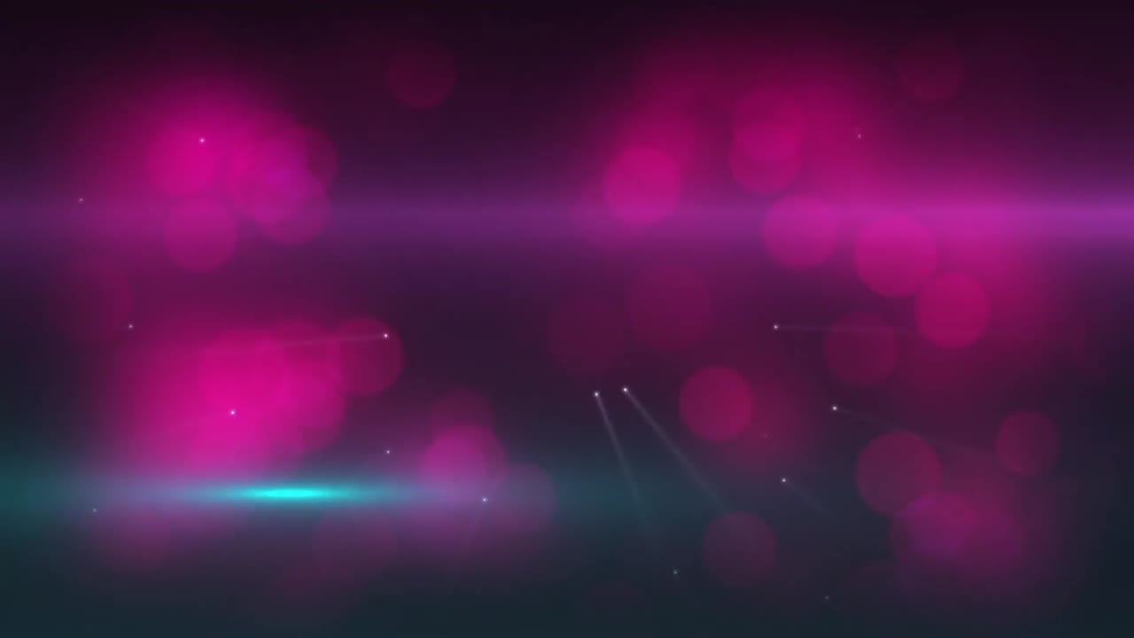 manchas de luz rosadas brillantes contra un fondo negro