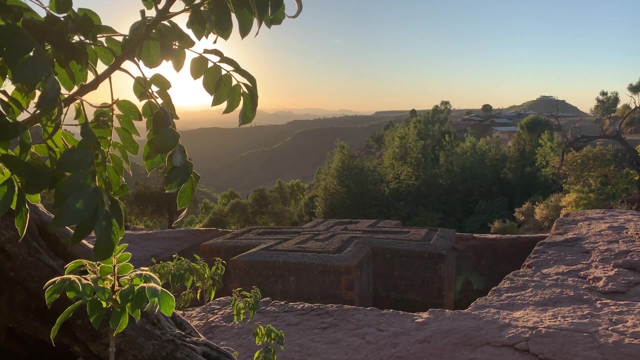 A Igreja Monolítica de São Jorge em Lalibela, Etiópia