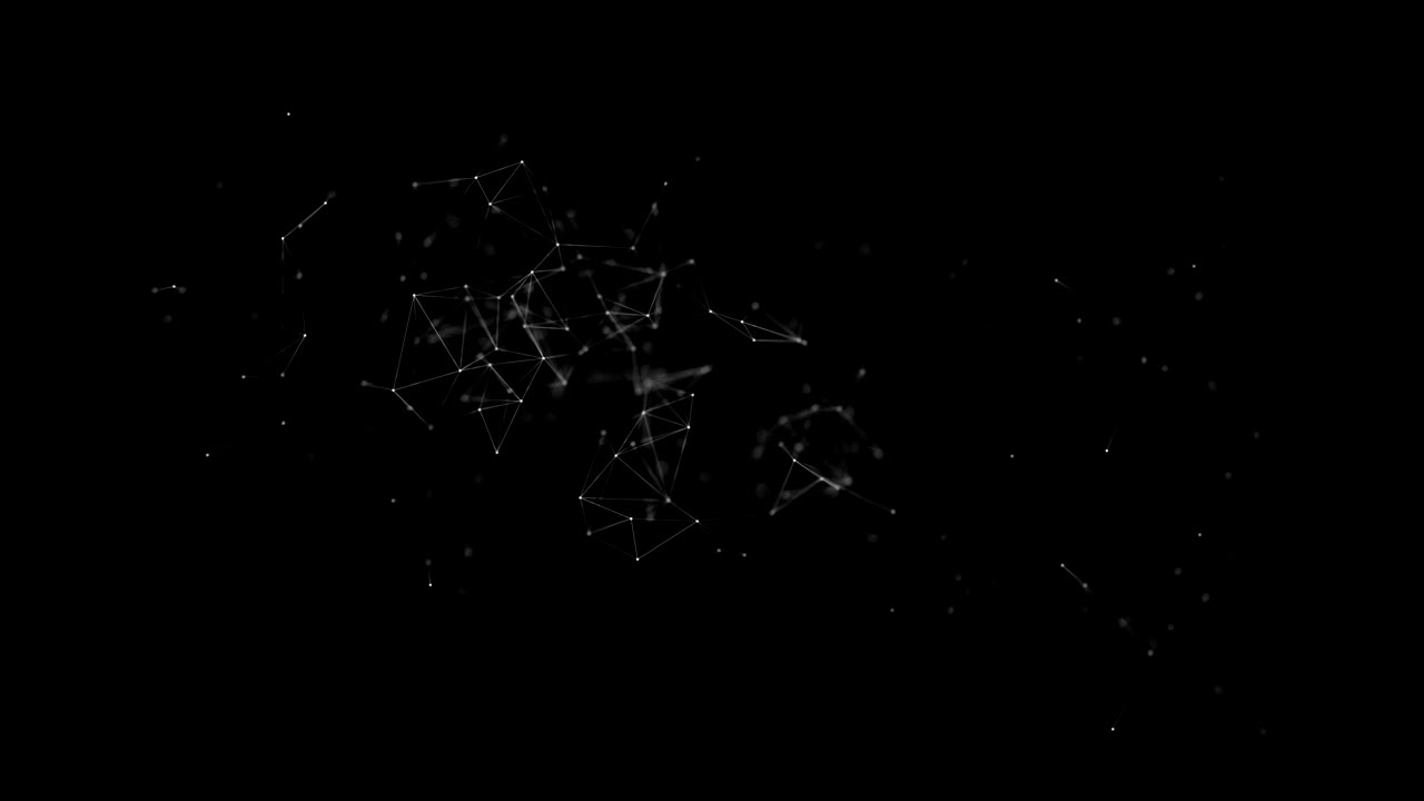 Abstrakt ren sort og hvid lavpoly bølgende polygoner