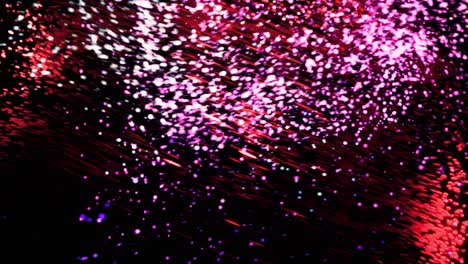explosión de partículas abstractas de colores
