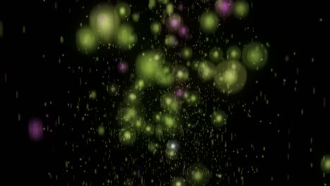 partículas abstractas galaxias estrellas