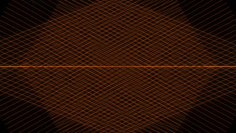 patrón de forma de punto de color naranja animación gráficos de movimiento