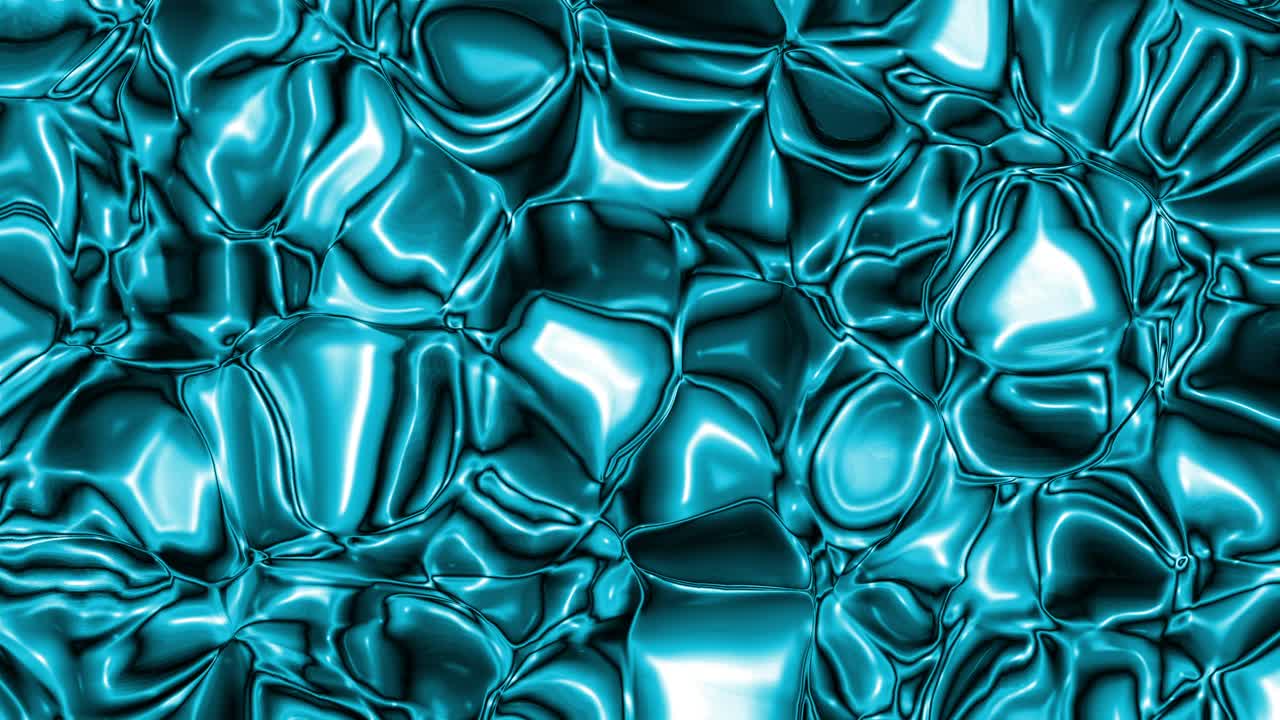 Abstract Metallic Teal Surface with Shimmering Liquid Effect
