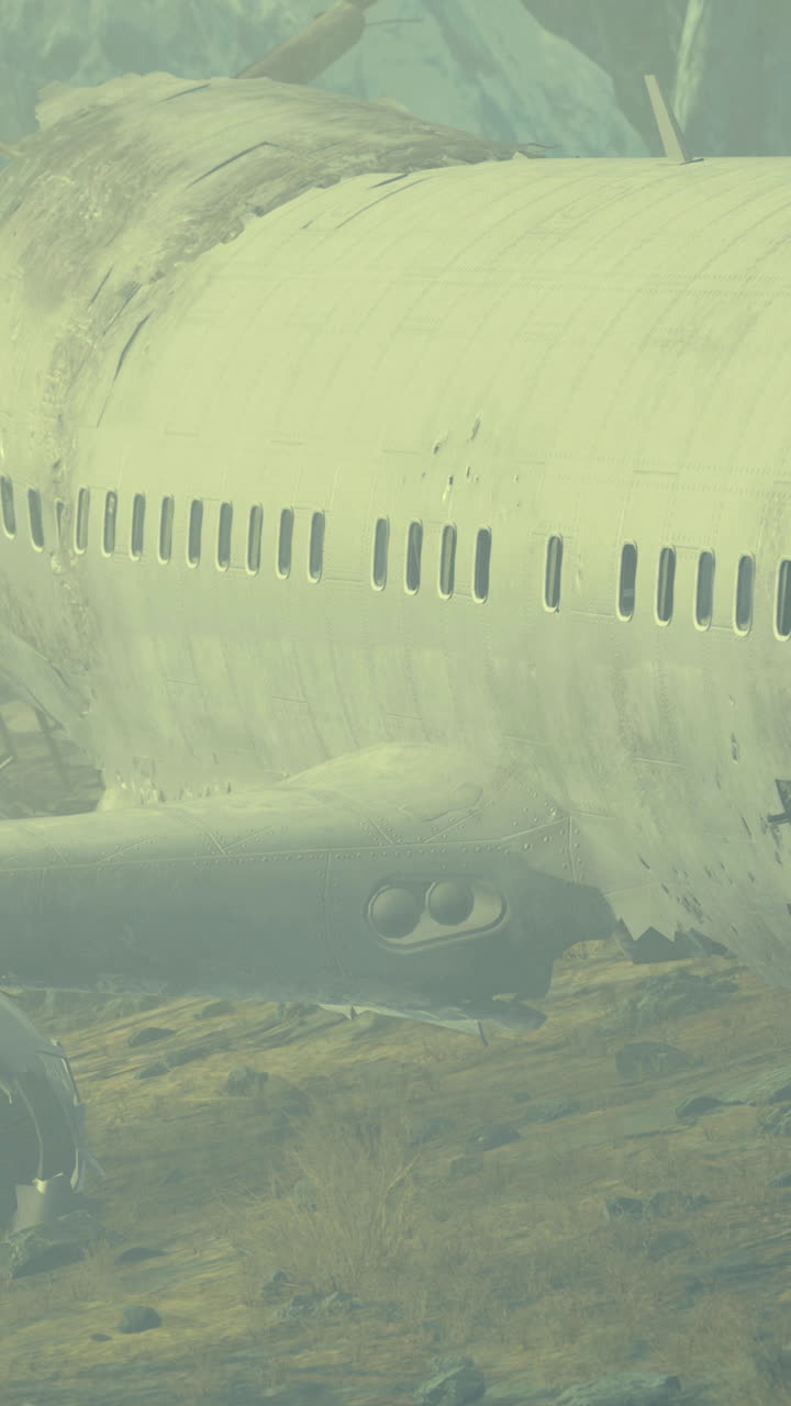 в горах разбился самолет.