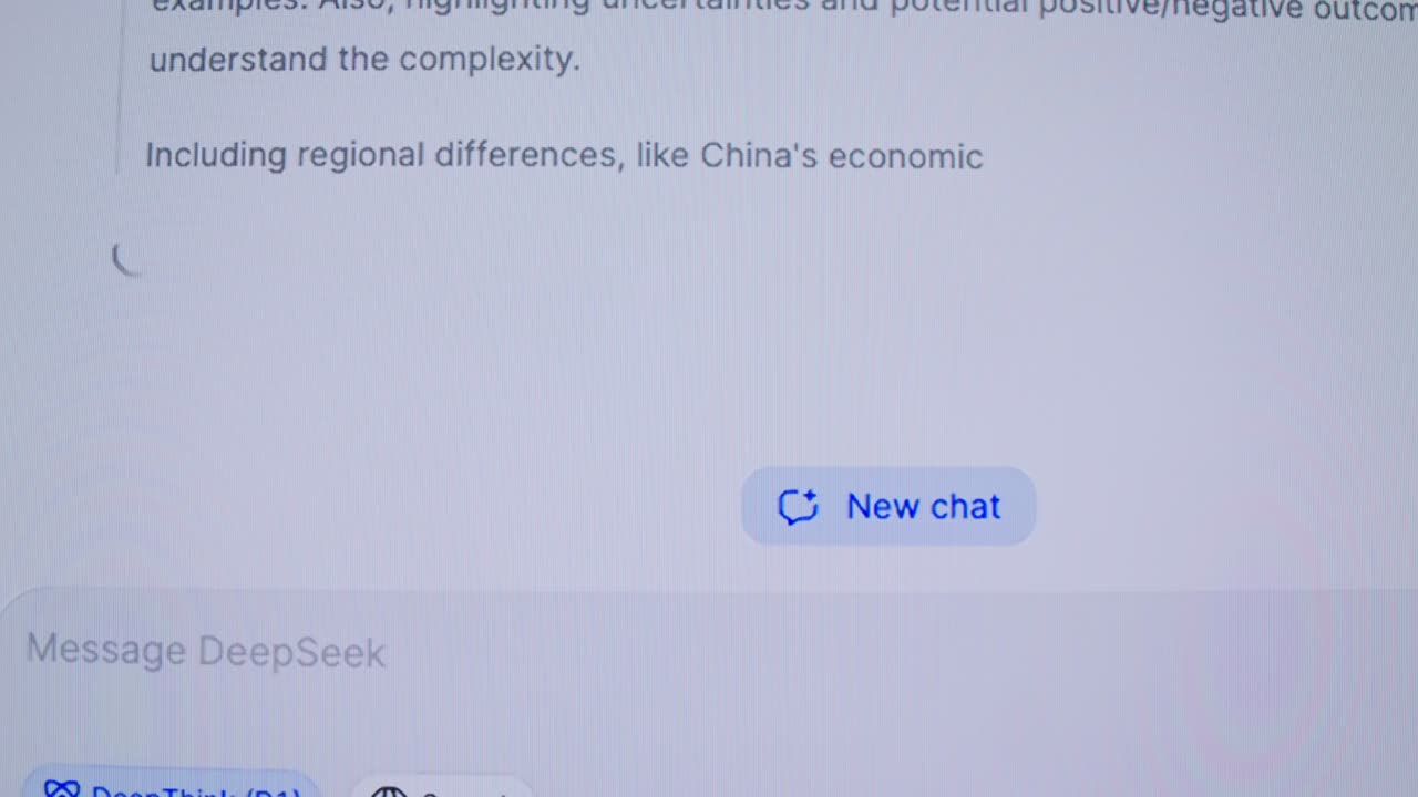 DeepSeek Chat Log with Text Analysis