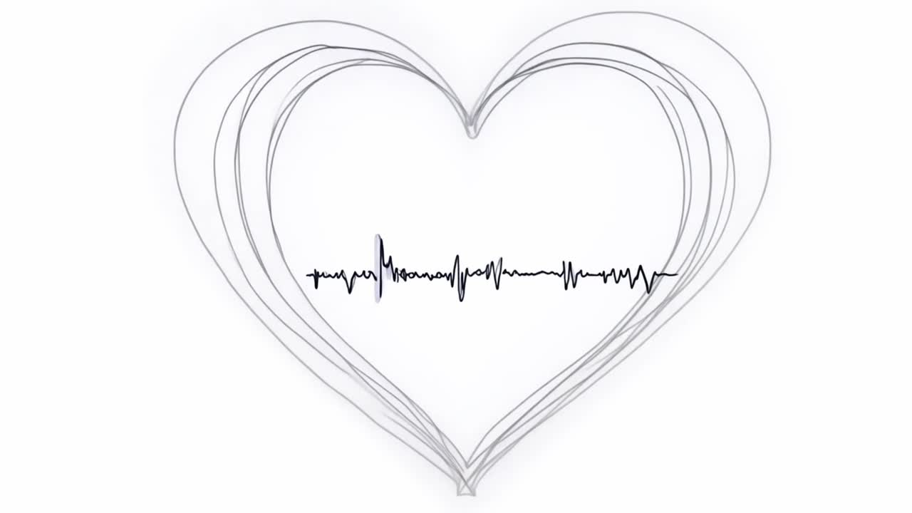 Heartbeat Line Art