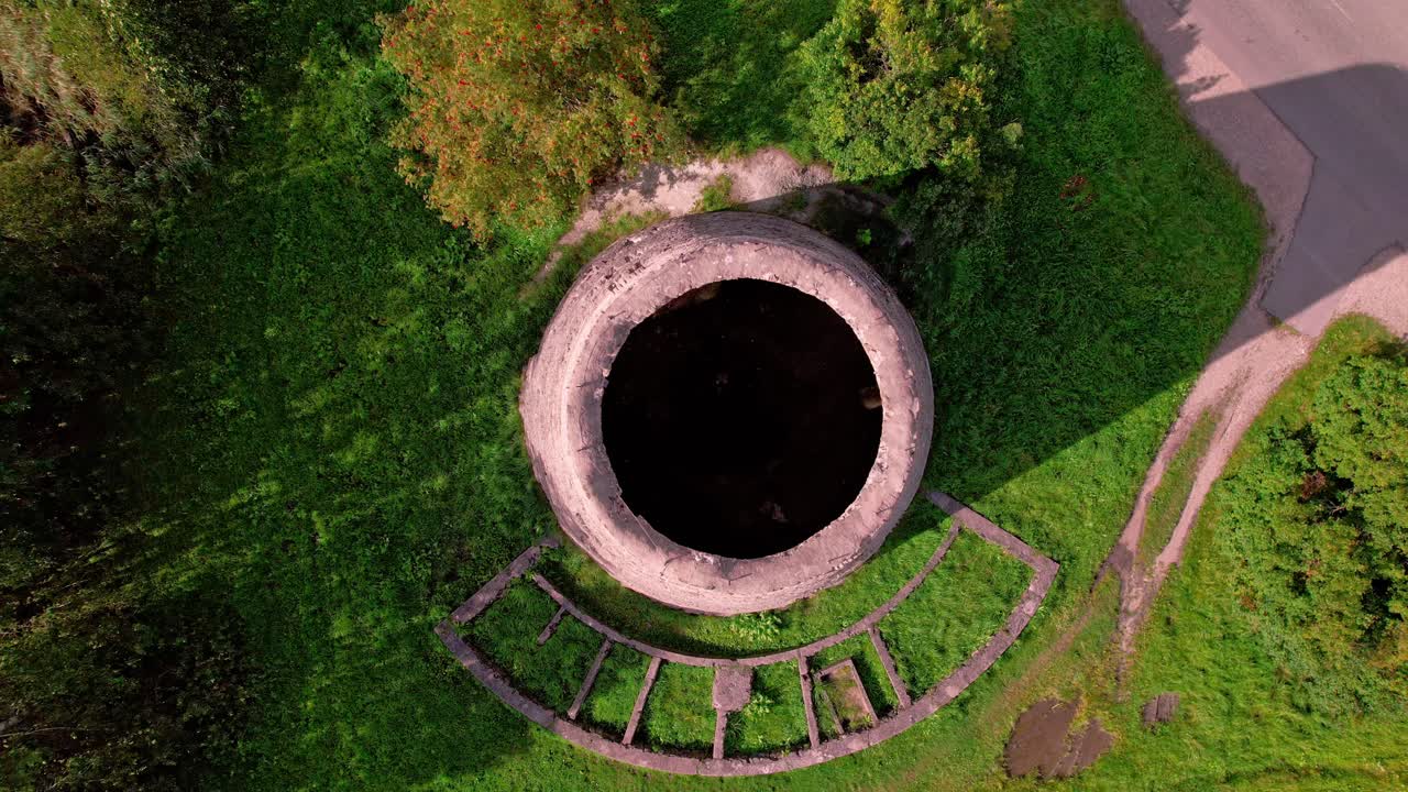Exploring the ancient ruins of Latvia from above