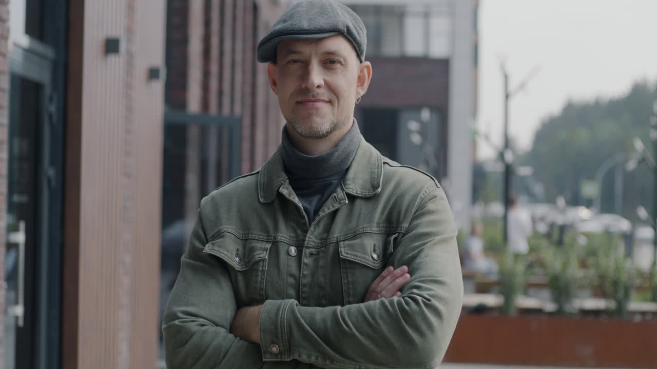 Stylish Man in Urban Setting