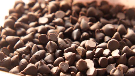primer plano de las papas fritas de chocolate