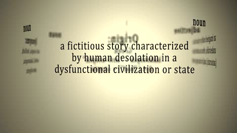 definición: distopía