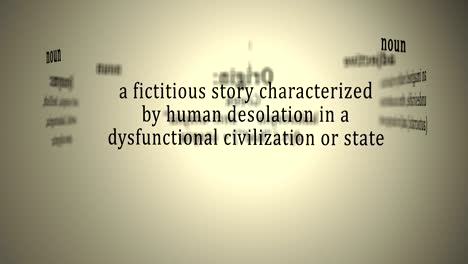 definition: dystopia