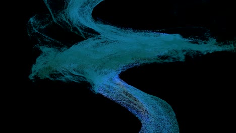 particles swirling into a vortex.