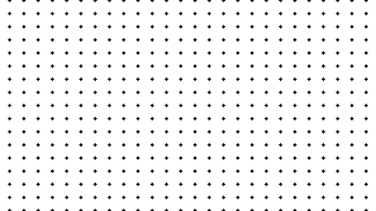 A monochromatic seamless pattern showcasing a grid of small dots arranged in a diagonal zigzag layout. The black and white dots alternate, with white dots slightly larger