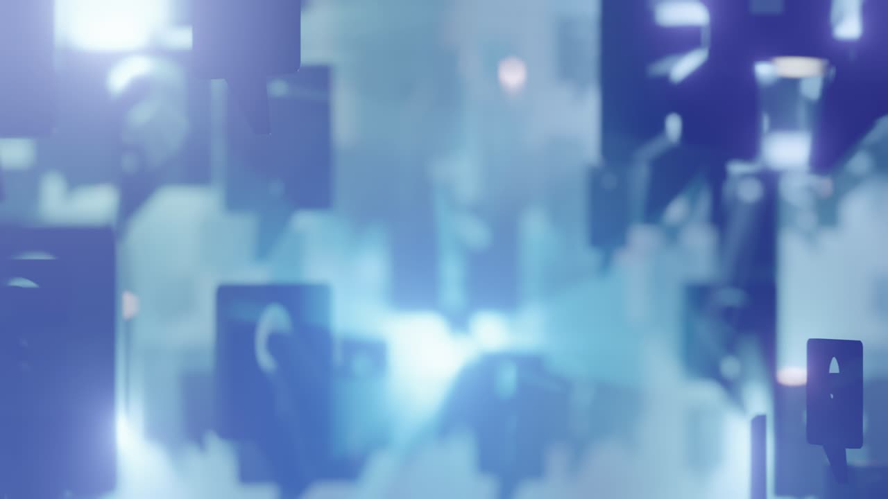 우주에서 떠다니는 질문표, 루프 비디오