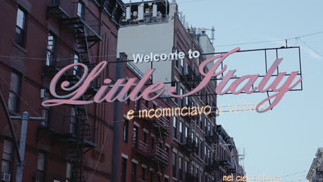 little italy nyc sign