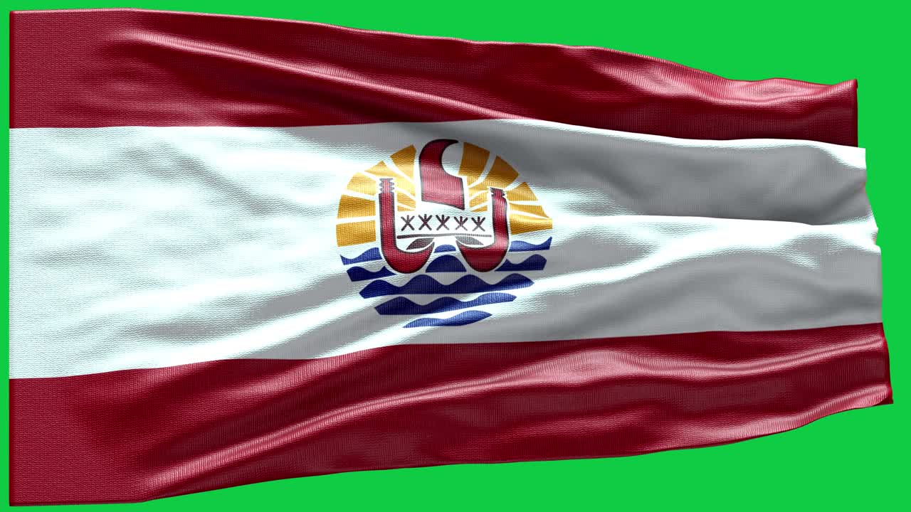 프랑스령 폴리네시아의 발 - 프랑스령폴리네시아 발 높은 세부 사항 - 국가 발 프랑스령폴里네시아 파동 패턴 루프 가능한 요소