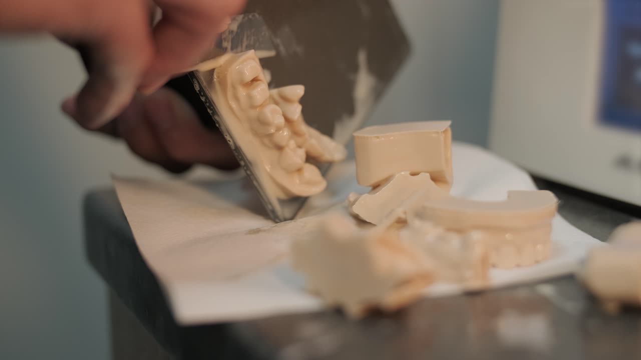 3D Printed Dental Crowns and Bridges in Post-Processing