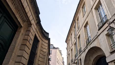 a steady stroll down a serene, historic alleyway