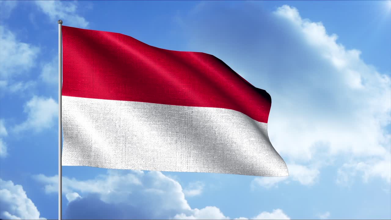 바람에 흔들리는 인도네시아 발