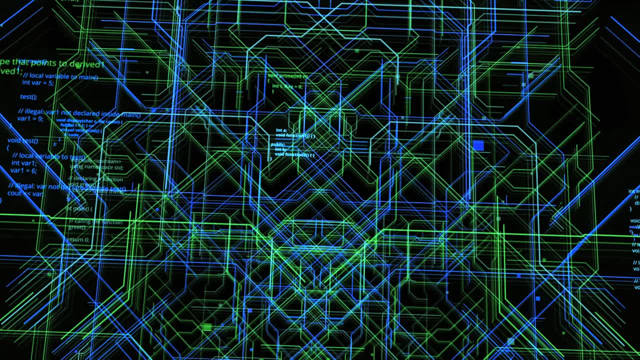 arte abstracto de placas de circuitos digitales