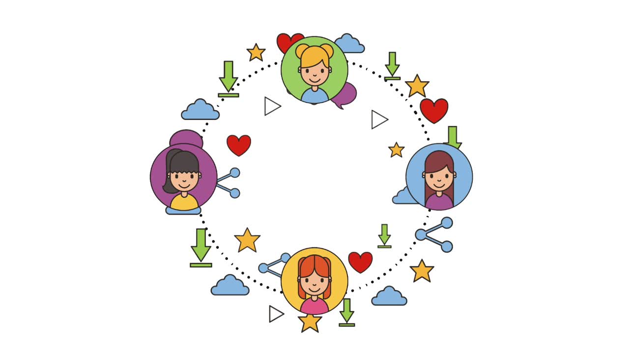 네트워크 사람 작업