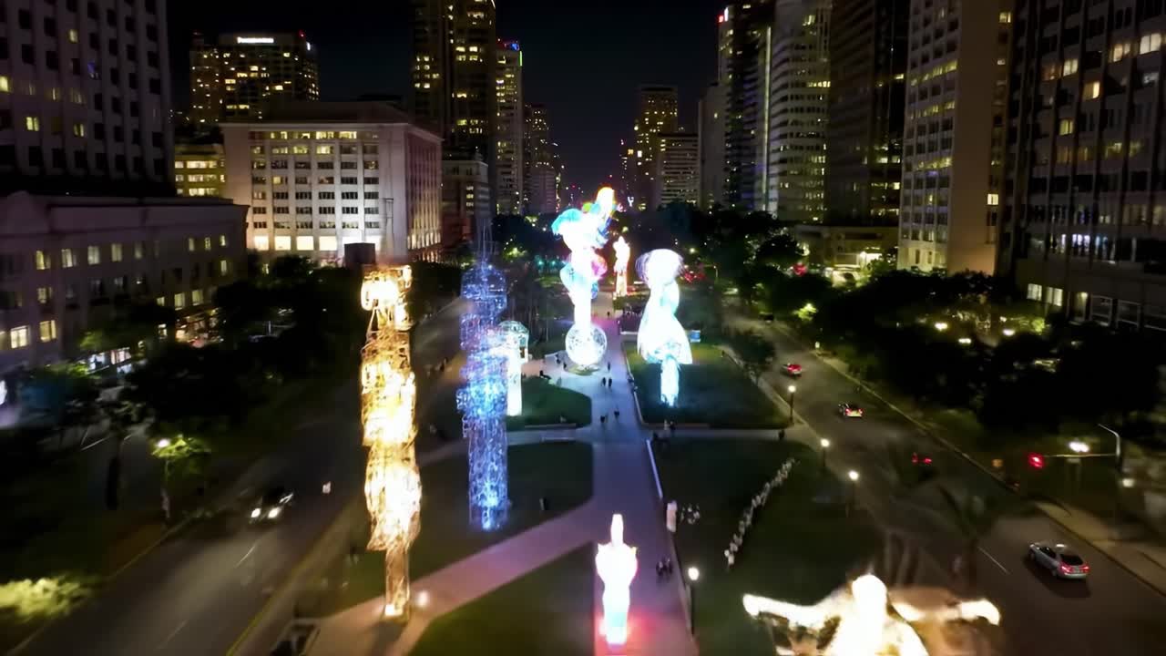 Miami Night Art Installation