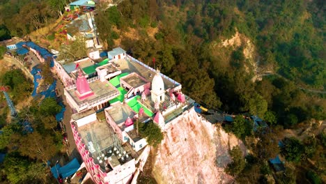 aerial view of the holy town of uttarakhand, india, haridwar