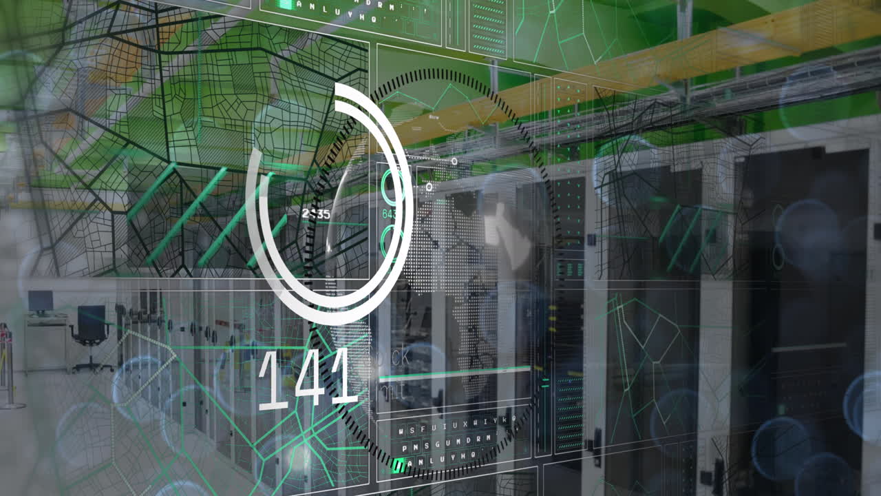 animación de ámbitos y procesamiento de datos a través de servidores informáticos