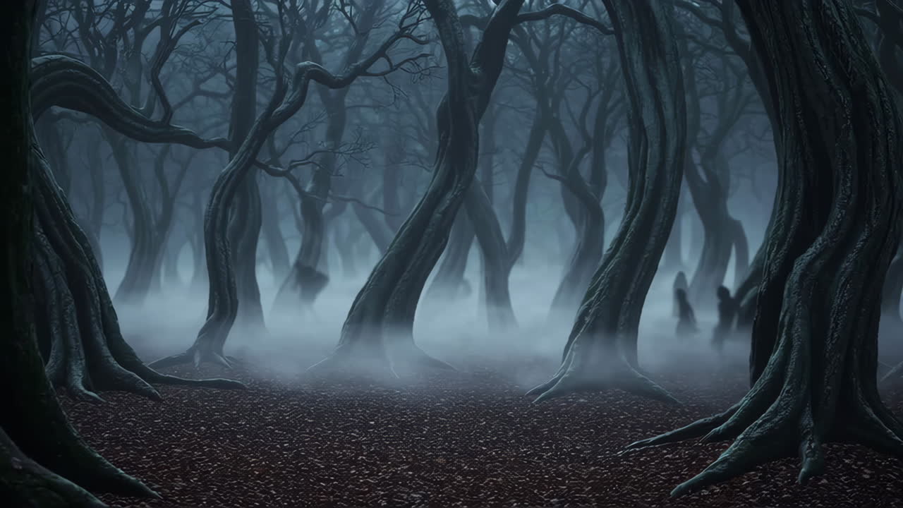 Haunted Forest at Night