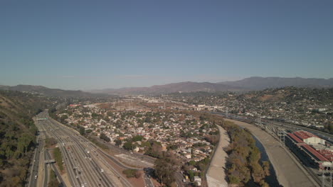 Autopistas-De-Los-ángeles-Cerca-Del-Parque-Elysian