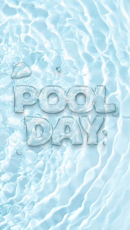Pool Day Graphic Design