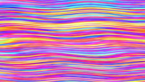 líneas de corriente de luz de arco irisante flujo de gradiente de onda curva - animación de fondo de movimiento de bucle sin costuras de 4k