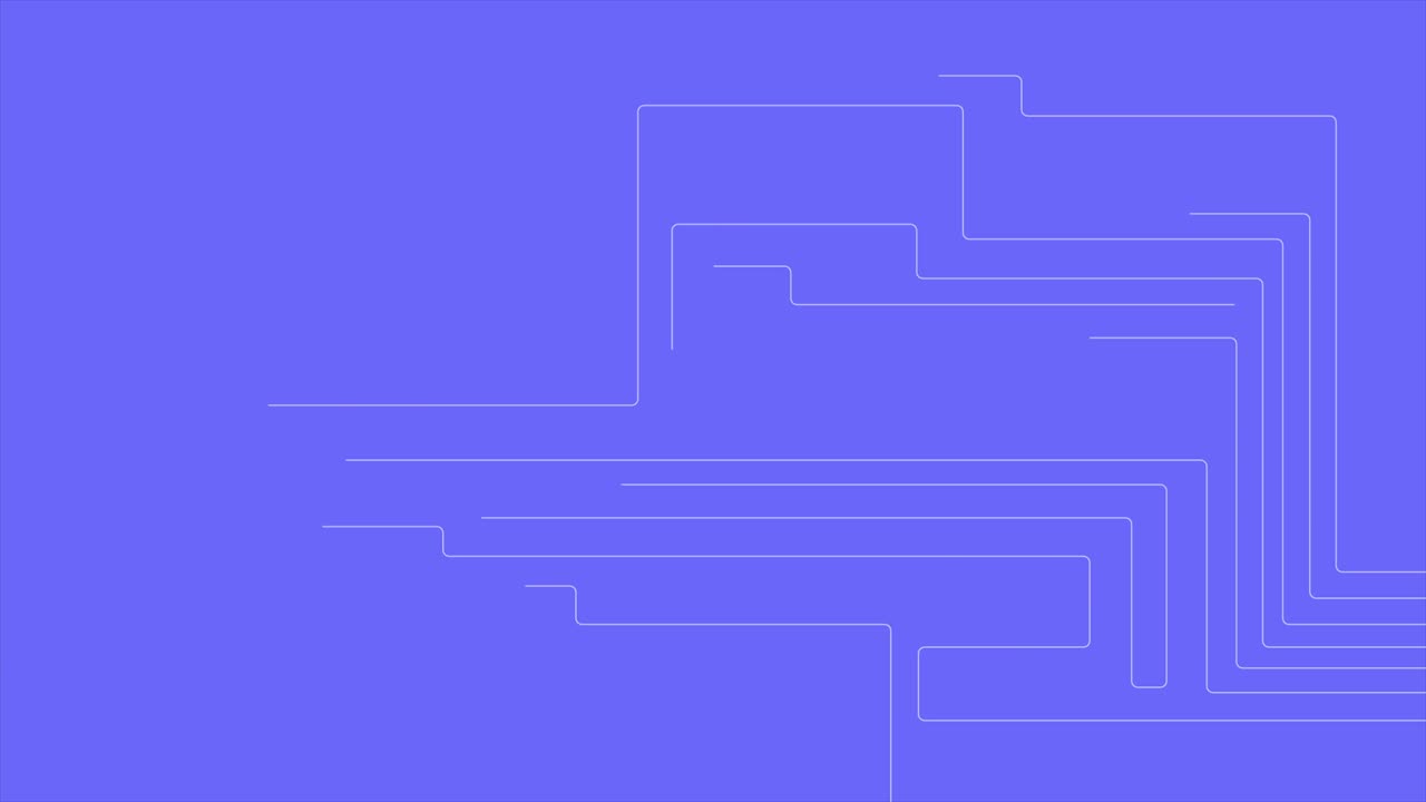 Violet white minimal abstract futuristic tech motion background with circuit lines