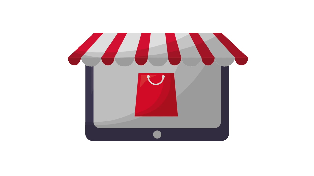 online shopping animation hd