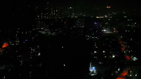 Diwali-drone-shot-kashimira-miraroad-thane-fireworks-top-to-bottom