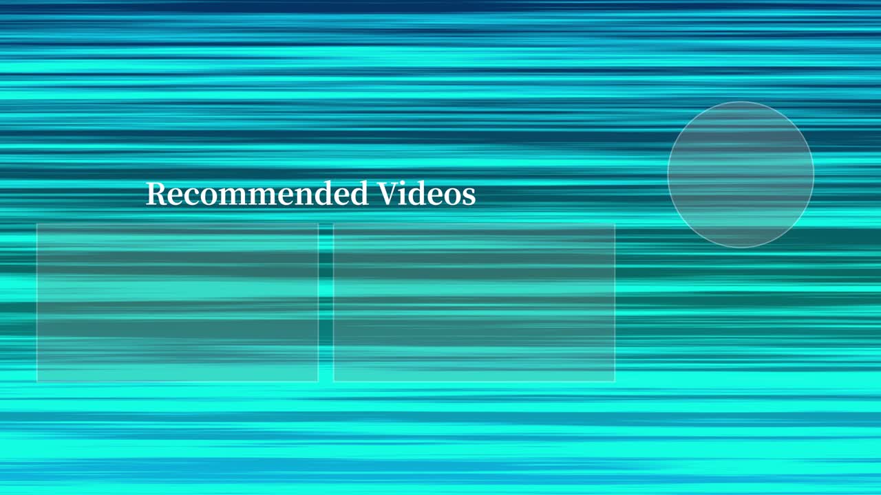 라인 그라데이션 엔드 카드 엔딩 스크린 모션 그래픽