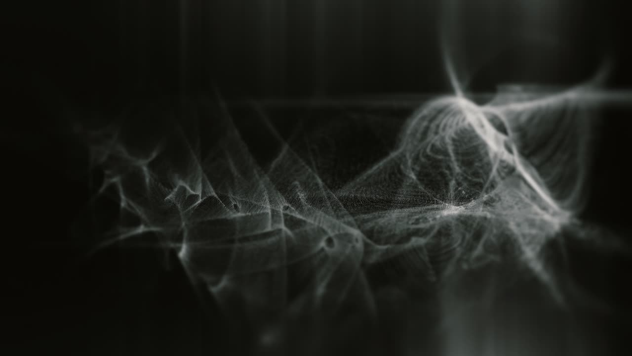 추상화 된 흐르는 입자 파동 배경