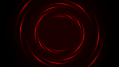 shiny glowing dark red circles video animation