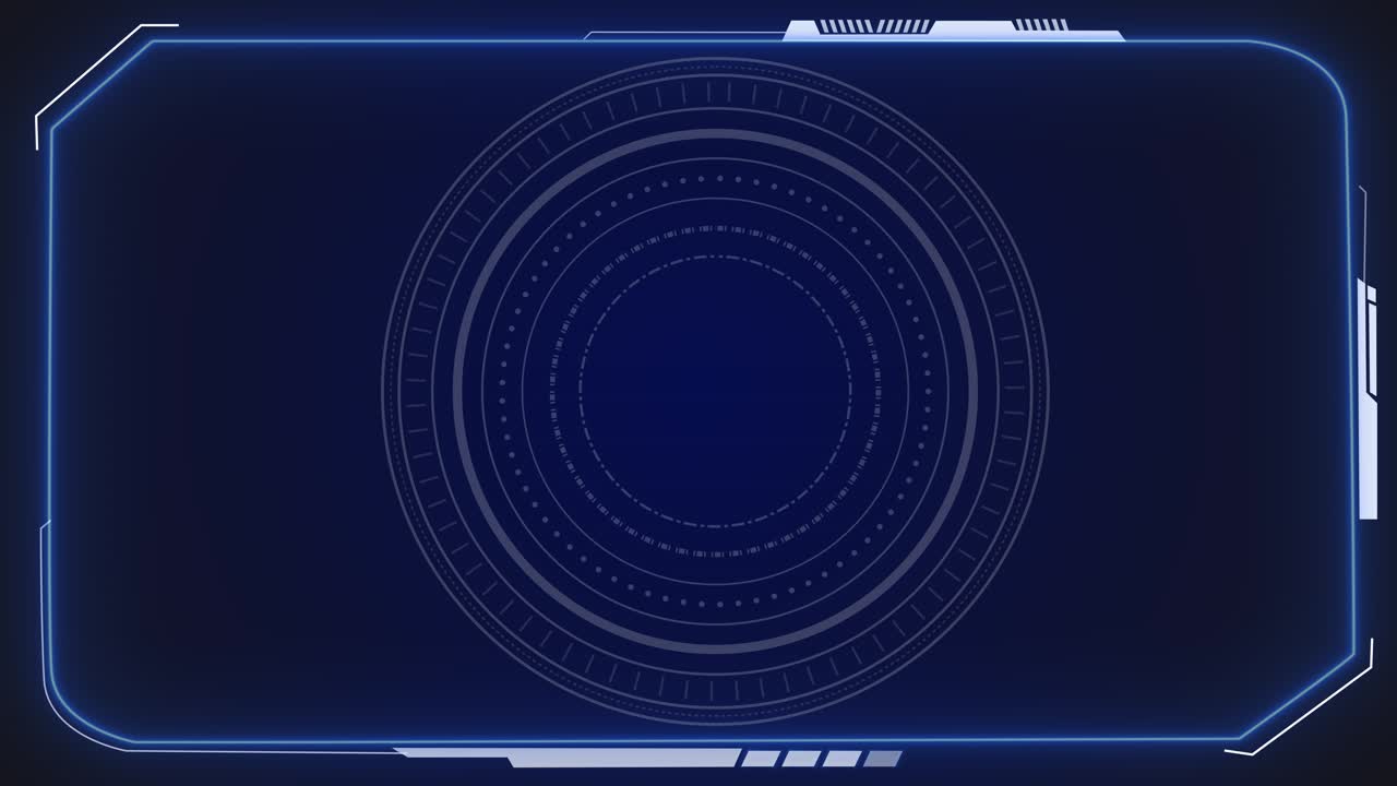 Hologram hud circle radar interface signal interfaces hitech futuristic button display digital
