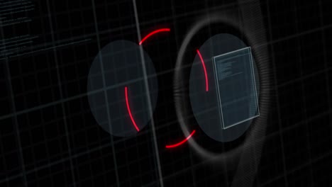animación de tecnología digital futurista en 4k 3d