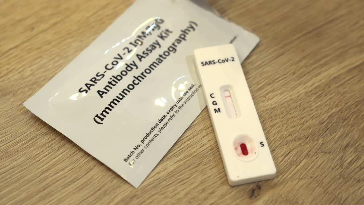 Review of a negative covid 19 blood test