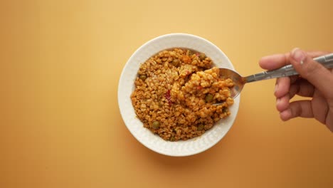 turkish bulgur pilavi