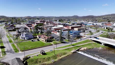 aerial fast push into elizabethton tennessee