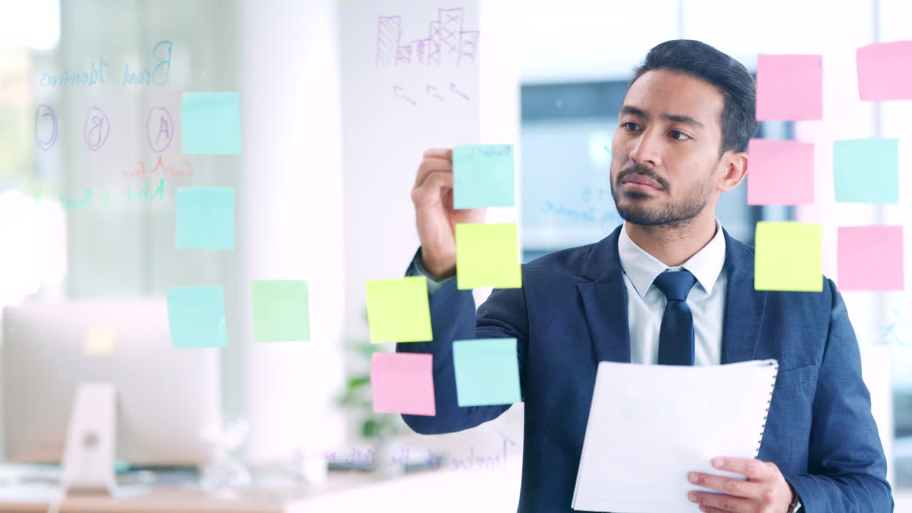 Business man thinking of ideas