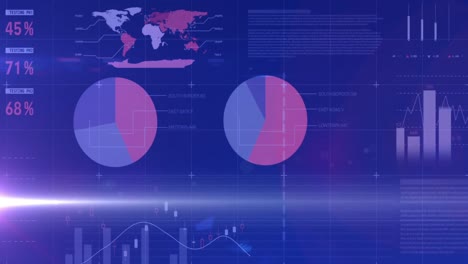 esto es una composición de varios gráficos financieros en resolución 4k.