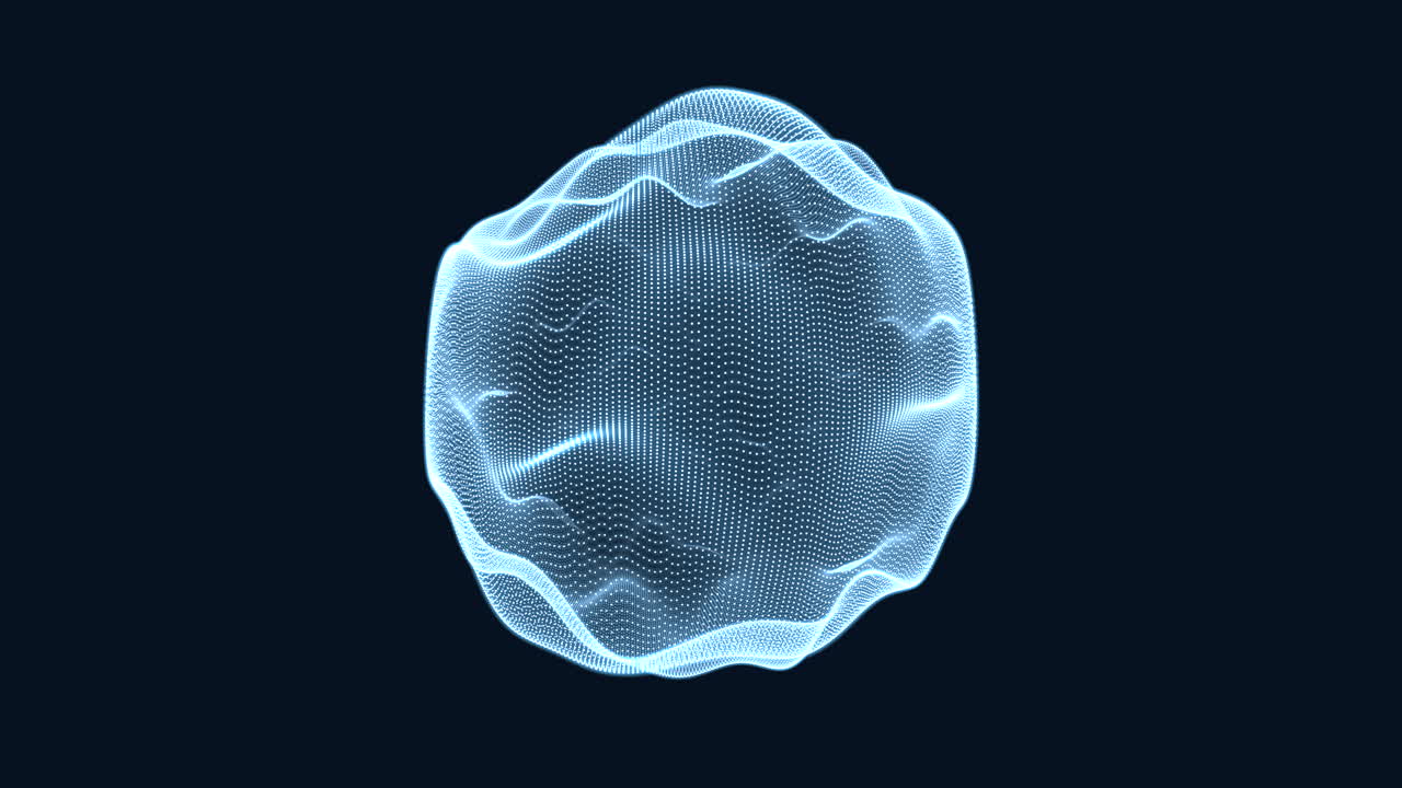 An abstract blue wavy line on a dark background, resembling a sound wave or music piece. The simplicity and color scheme evoke a sense of rhythm and harmony