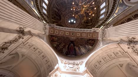 detailed view of the cathedral's ornate dome